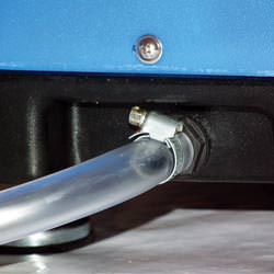 A self-draining crawl space dehumidifier connected to a sump pump system in West Columbia