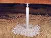 Greer installation of a crawl space jack