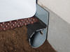 French Drain or Drain Tile system installed in a North Carolina, South Carolina, and Georgia crawl space