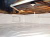 Crawl space moisture barriers installed in Columbia, Greenville, Spartanburg