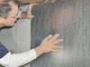 Crawl space insulation installed in Belton on a dirt floor