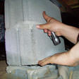 a failing crawl space support in Greenville