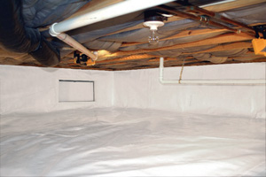 Crawl Space Repair After in Greenville