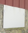 head-on view of one of our doors installed in Laurens for crawl spaces