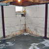 Rusted, corroded i-beams found with a failing foundation in a Candler home.