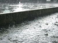 Heavy rains in a downpour in Brevard.
