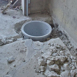 Placing a sump pit in a Irmo home
