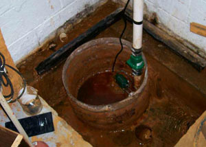 Extreme clogging and rust in a West Columbia sump pump system