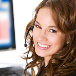 A basement waterproofing customer service specialist in Lexington scheduling an appointment.