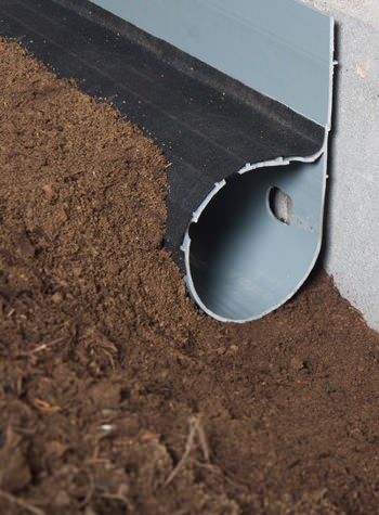 crawl space drain system installed in Union