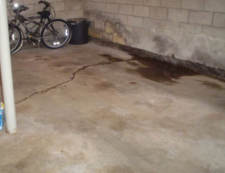 basement floor crack repair system in North Carolina, South Carolina & Georgia