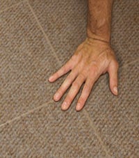 Carpeted Floor Tiles installed in Hendersonville, North Carolina, South Carolina & Georgia