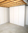 Fiberglass insulated basement wall system in , SC, NC and GA